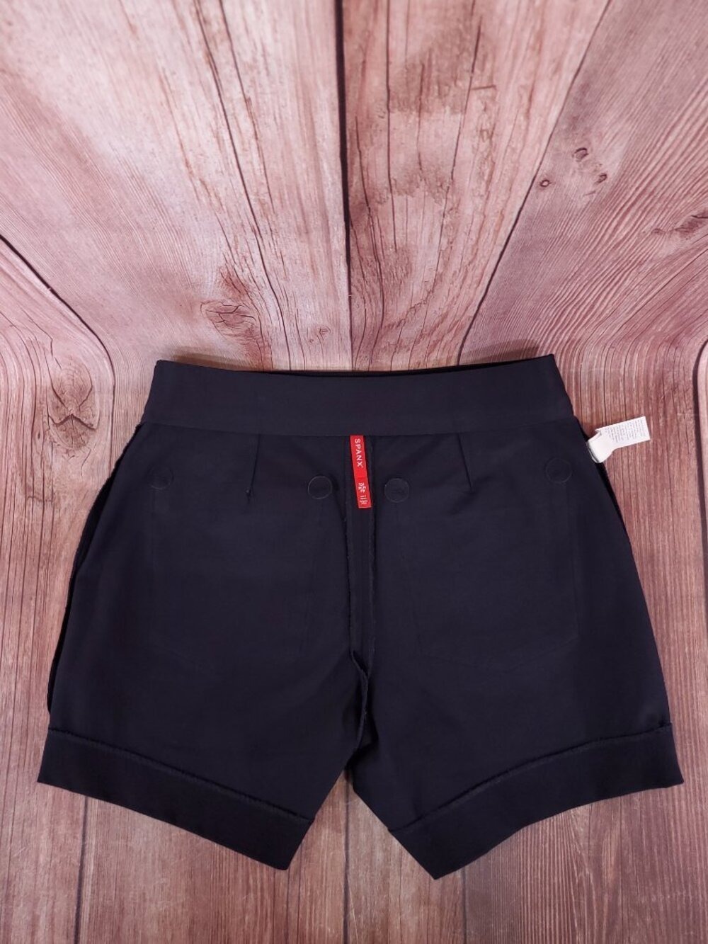 *READ* NWT Spanx Womens Size XS Polished 4" Shorts Pull On Navy Blue 20368R - Picture 5 of 16